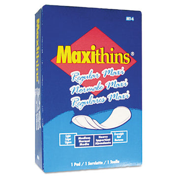HOSPECO® Maxithins Vended Sanitary Napkins #4, Maxi, 100 Individually Boxed Napkins-carton freeshipping - TVN Wholesale